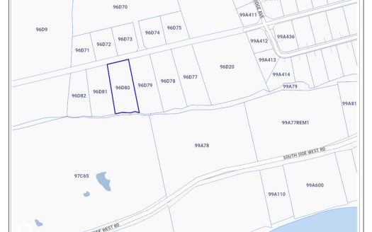 BRAC BLUFF EDGE LAND   .73 ACRE