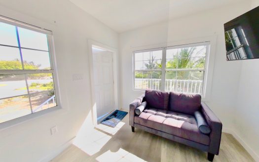 RUM POINT – TOP FLOOR FURNISHED APARTMENT