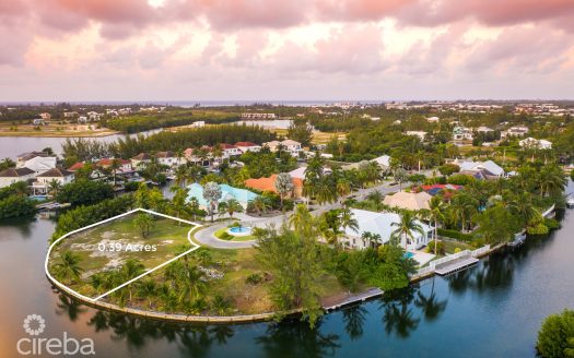 THE ISLAND 0.39 ACRES, CANAL FRONT