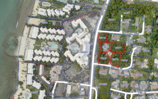 1.52 ACRES -PRIME WEST BAY ROAD DEVELOPMENT SITE ACROSS FROM PLANNED 10 STOREY HYATT CENTRIC