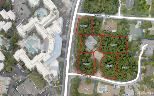 1.52 ACRES -PRIME WEST BAY ROAD DEVELOPMENT SITE ACROSS FROM PLANNED 10 STOREY HYATT CENTRIC