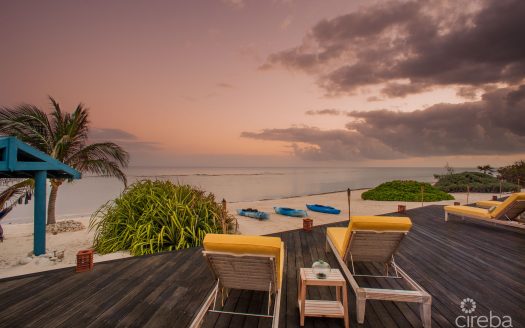 LITTLE CAYMAN BEACHFRONT HOME WITH 2 LOTS AND POOL