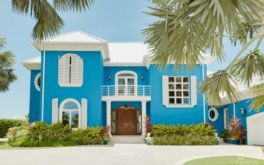 THE BLUE HOUSE – WATERFRONT HOME SOUTH SOUND ROAD