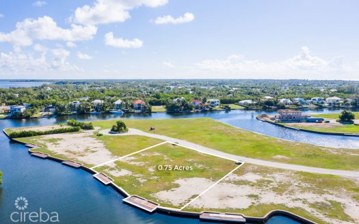 HARBOUR REACH 0.75 ACRE, CANAL FRONT LAND
