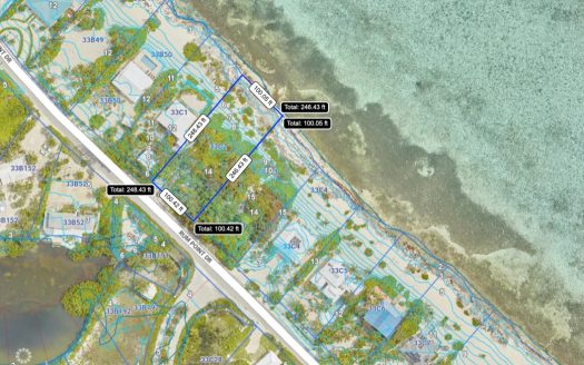 RUM POINT BEACHFRONT LOT WITH CORAL REEF