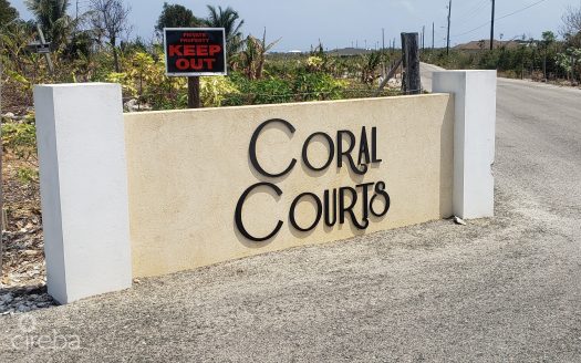 COPY OF CORAL COURTS SUBDIVISION – FARM ROAD EAST END