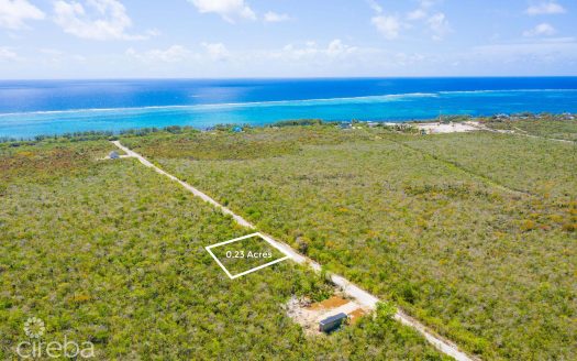EAST END 0.23 ACRES EAST END 0.23 ACRES