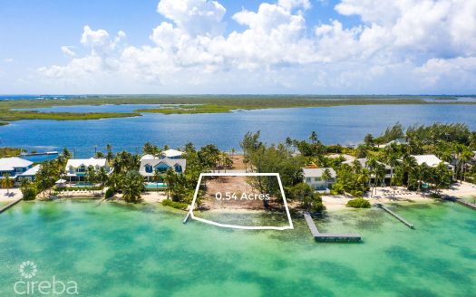 WATER CAY ROAD 0.54 ACRES, OCEANFRONT LAND