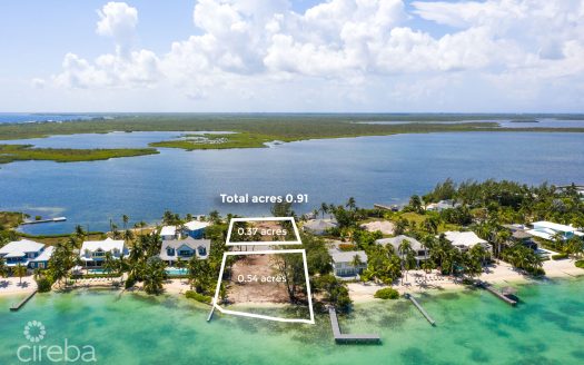 CAYMAN KAI 0.91 ACRES, BEACH AND CANAL FRONT LAND