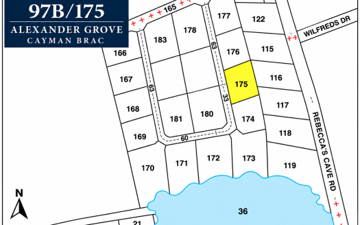 ALEXANDER GROVE SUBDIVISION – CAYMAN BRAC – LOT 3
