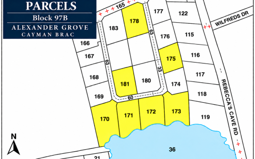 ALEXANDER GROVE SUBDIVISION – CAYMAN BRAC – POND LOT 4
