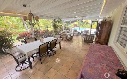 RARE DOUBLE-LOT OASIS BUNGALOW WITH POOL IN SNUG HARBOUR