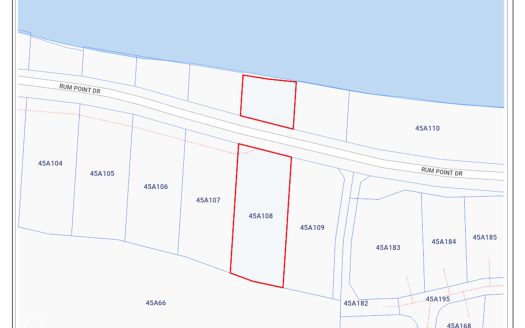 LARGE BEACHFRONT LOT – RUM POINT DRIVE – PERFECT ESTATE PARCEL